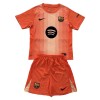 Ensemble Maillot Gardien FC Barcelone Orange Version 2025-26 Enfant Ensemble Maillot Gardien FC Barcelone Orange Version 2025-26 Enfant
