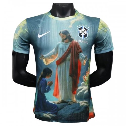 Maillot de Foot Brésil x Christ Special Edition 2025 Maillot de Foot Brésil x Christ Special Edition 2025