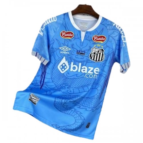 Maillot de Foot Santos FC Dragon 2025-26 Bleue Maillot de Foot Santos FC Dragon 2025-26 Bleue