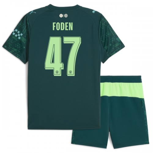 Ensemble Maillot Manchester City Foden 47 Quatrième EA Sport 2025-26 Enfant Ensemble Maillot Manchester City Foden 47 Quatrième EA Sport 2025-26 Enfant