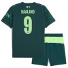 Ensemble Maillot Manchester City Haaland 9 Quatrième EA Sport 2025-26 Enfant