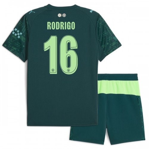 Ensemble Maillot Manchester City Rodrigo 16 Quatrième EA Sport 2025-26 Enfant Ensemble Maillot Manchester City Rodrigo 16 Quatrième EA Sport 2025-26 Enfant