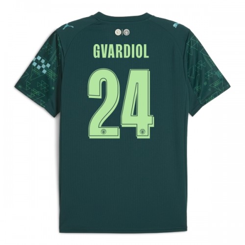 Maillot de Foot Manchester City Gvardiol 24 Quatrième EA Sport 2025-26 Maillot de Foot Manchester City Gvardiol 24 Quatrième EA Sport 2025-26