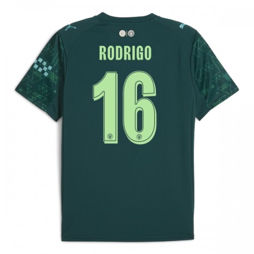 Maillot de Foot Manchester City Rodrigo 16 Quatrième EA Sport 2025-26 Maillot de Foot Manchester City Rodrigo 16 Quatrième EA Sport 2025-26