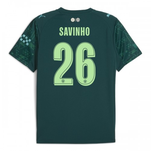 Maillot de Foot Manchester City Savinho 26 Quatrième EA Sport 2025-26 Maillot de Foot Manchester City Savinho 26 Quatrième EA Sport 2025-26