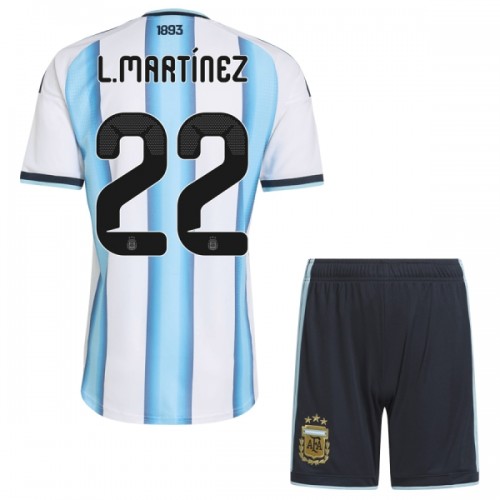 Ensemble Maillot Argentine Lautaro Martinez 22 Domicile Coupe du Monde 2026 Enfant Ensemble Maillot Argentine Lautaro Martinez 22 Domicile Coupe du Monde 2026 Enfant