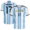 Maillot de Foot Argentine Garnacho 17 Domicile Coupe du Monde 2026