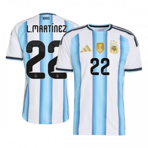Maillot de Foot Argentine Lautaro Martinez 22 Domicile Coupe du Monde 2026 Maillot de Foot Argentine Lautaro Martinez 22 Domicile Coupe du Monde 2026