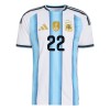 Maillot de Foot Argentine Lautaro Martinez 22 Domicile Coupe du Monde 2026