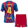 Ensemble Maillot FC Barcelone R. Araujo 4 Quatrième 2025-26 Enfant