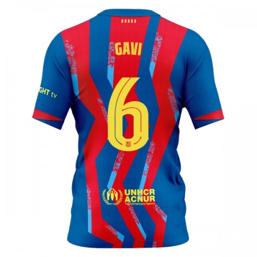 Maillot de Foot FC Barcelone Gavi 6 Quatrième 2025-26 Maillot de Foot FC Barcelone Gavi 6 Quatrième 2025-26