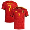 Maillot de Foot Belgique De Bruyne 7 Domicile Coupe du Monde 2026