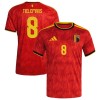 Maillot de Foot Belgique Tielemans 8 Domicile Coupe du Monde 2026 Maillot de Foot Belgique Tielemans 8 Domicile Coupe du Monde 2026