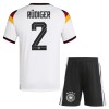 Ensemble Maillot Allemagne Rudiger 2 Domicile Coupe du Monde 2026 Enfant