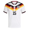 Maillot de Foot Allemagne N. Schlotterbeck 15 Domicile Coupe du Monde 2026