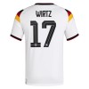 Maillot de Foot Allemagne Wirtz 17 Domicile Coupe du Monde 2026