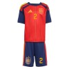 Ensemble Maillot Espagne Carvajal 2 Domicile Coupe du Monde 2026 Enfant