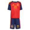 Ensemble Maillot Espagne OYARZABAL 21 Domicile Coupe du Monde 2026 Enfant