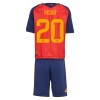 Ensemble Maillot Espagne Pedri 20 Domicile Coupe du Monde 2026 Enfant
