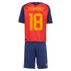Ensemble Maillot Espagne ZUBIMENDI 18 Domicile Coupe du Monde 2026 Enfant