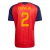 Maillot de Foot Espagne Carvajal 2 Domicile Coupe du Monde 2026