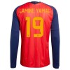 Maillot de Foot Espagne Lamine Yamal 19 Domicile Coupe du Monde 2026 Manche Longue