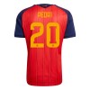 Maillot de Foot Espagne Pedri 20 Domicile Coupe du Monde 2026