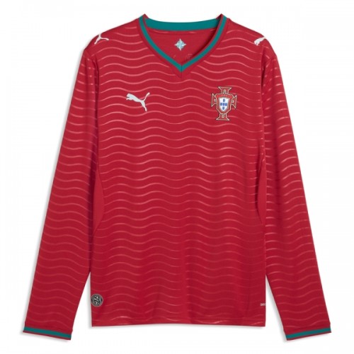 Maillot de Foot Portugal Domicile Coupe du Monde 2026 Manche Longue Maillot de Foot Portugal Domicile Coupe du Monde 2026 Manche Longue