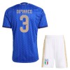 Ensemble Maillot Italie Dimarco 3 Domicile Coupe du Monde 2026 Enfant