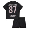 Ensemble Maillot Paris Saint-Germain Joao Neves 87 Quatrième Jordan 2025-26 Enfant