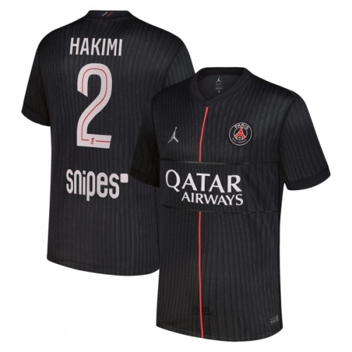 Maillot de Foot Paris Saint-Germain Hakimi 2 Quatrième Jordan 2025-26 Maillot de Foot Paris Saint-Germain Hakimi 2 Quatrième Jordan 2025-26