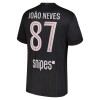 Maillot de Foot Paris Saint-Germain Joao Neves 87 Quatrième Jordan 2025-26