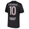Maillot de Foot Paris Saint-Germain O. Dembele 10 Quatrième Jordan 2025-26