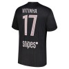 Maillot de Foot Paris Saint-Germain Vitinha 17 Quatrième Jordan 2025-26