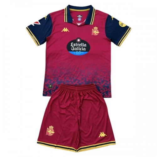 Ensemble Maillot Deportivo de La Coruna Exterieur 2025-26 Enfant Ensemble Maillot Deportivo de La Coruna Exterieur 2025-26 Enfant