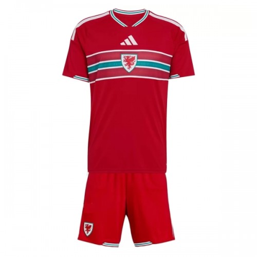 Ensemble Maillot Pays de Galles Domicile Coupe du Monde 2026 Enfant Ensemble Maillot Pays de Galles Domicile Coupe du Monde 2026 Enfant