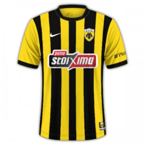 Maillot de Foot AEK Athens Domicile 2025-26 Maillot de Foot AEK Athens Domicile 2025-26