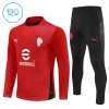 AC Milan Sweat d'Entraînement Quarter-Zip 2025-26 Rouge Enfant AC Milan Sweat d'Entraînement Quarter-Zip 2025-26 Rouge Enfant