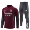 Arsenal Sweat d'Entraînement Quarter-Zip 2025-26 Rouge