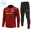 Feyenoord Rotterdam Sweat d'Entraînement Quarter-Zip 2025-26 Rouge Enfant