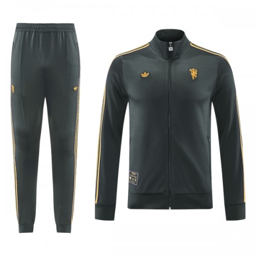 Manchester United Ensemble Vestes d'Entraînement 2025-26 Noire Manchester United Ensemble Vestes d'Entraînement 2025-26 Noire