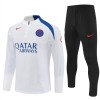 Paris Saint-Germain Sweat d'Entraînement Quarter-Zip 2025-26 Blanche Paris Saint-Germain Sweat d'Entraînement Quarter-Zip 2025-26 Blanche