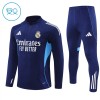 Real Madrid Sweat d'Entraînement Quarter-Zip 2025-26 Navy Enfant