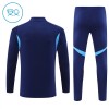 Real Madrid Sweat d'Entraînement Quarter-Zip 2025-26 Navy Enfant