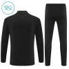 Real Madrid Sweat d'Entraînement Quarter-Zip 2025-26 Noire Enfant