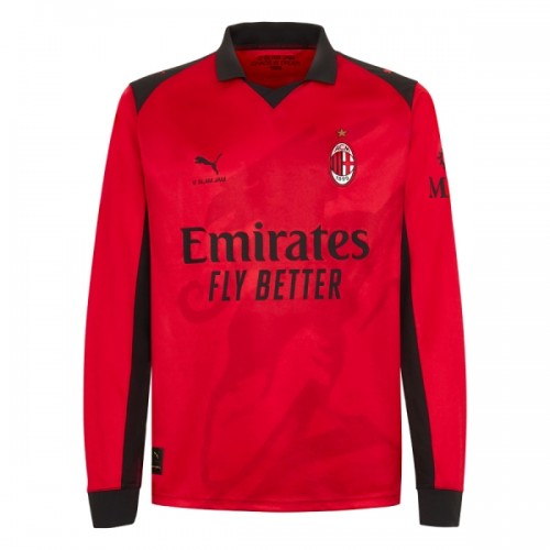 Maillot de Foot AC Milan Quatrième 2025-26 Manche Longue Maillot de Foot AC Milan Quatrième 2025-26 Manche Longue