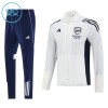 Arsenal Ensemble Vestes d'Entraînement 2025-26 Blanche Enfant