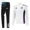Manchester United Ensemble Vestes d'Entraînement 2025-26 Blanche Enfant