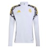 Real Madrid Sweat d'Entraînement Quarter-Zip 2026-27 Blanche