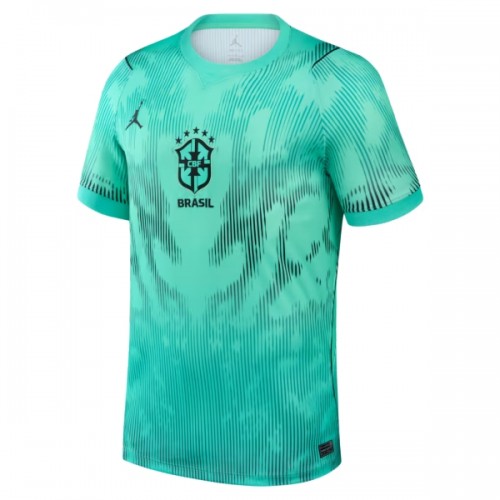 Maillot de Foot Gardien Brésil Exterieur Coupe du Monde 2026 Verte Maillot de Foot Gardien Brésil Exterieur Coupe du Monde 2026 Verte
